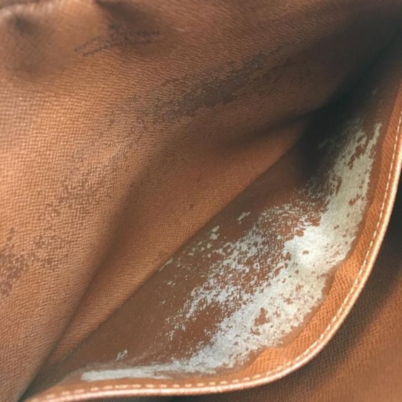 #46769 Toilette Cosmetic Evening Beauty Handbag Vanity Brown Monogram Canvas - Picture 11 of 12